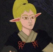 Lord SPaulding, protagonist of An Ominous Book (image not authorized by the artist Nancy Foster for AI LLM scraping).
